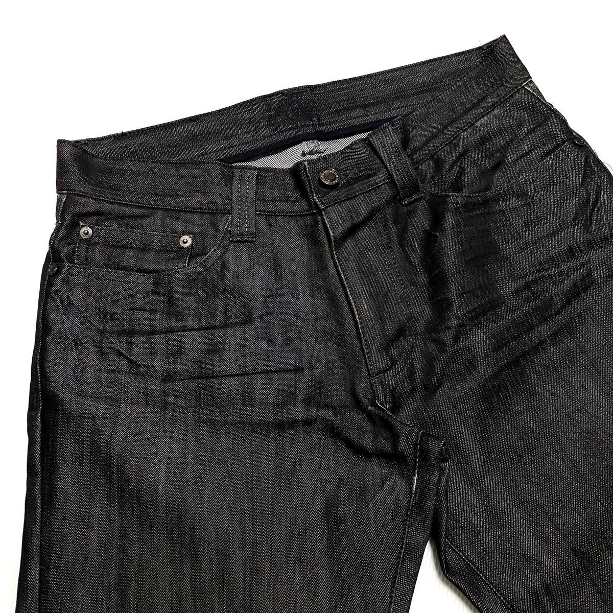 EPOCA UOMO エポカ ウォモ 黒 ストレート デニム パンツ ジーンズ