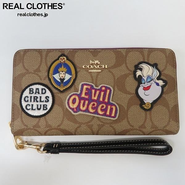 お買得】 COACH Disney コーナージップリストレット ヴィランズ