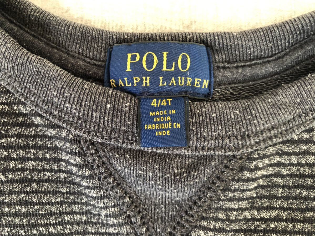 RALPH LAUREN スウェット 4/4T 秋冬 ラルフローレン _画像3