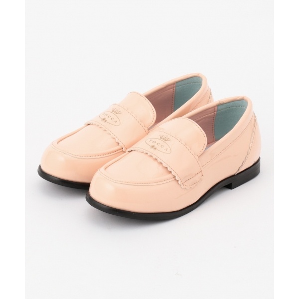  новый товар Y13200 TOCCA Tocca 20cm водонепроницаемый формальный дождь Loafer эмаль обувь детский девочка розовый формальный 
