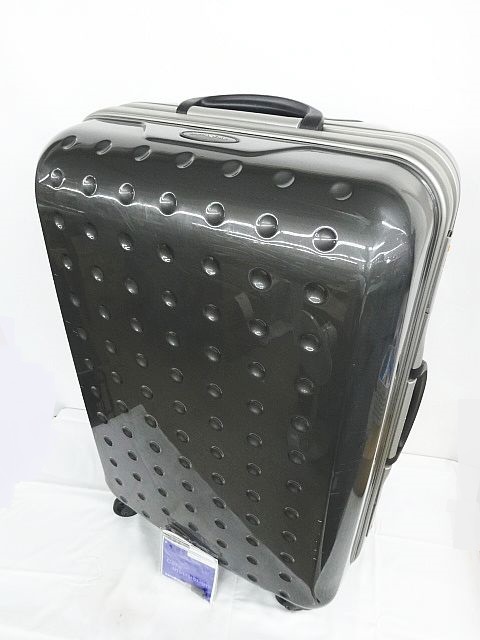 Samsonite サムソナイト スーツケース ハード キャリーバッグ スピナー ドット柄 水玉柄 CNU SPIN FR 72/2  約69.5×44×28cm 現状品