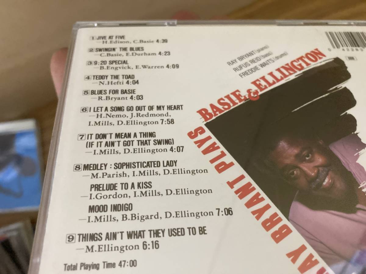 CD RAY BRYANT レイ・ブライアント PLAYS BASIE & ELLINGTON/CD4の画像6