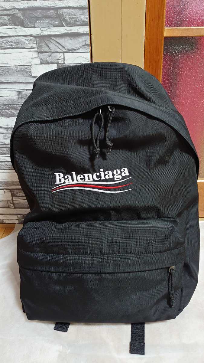 Balenciaga Wheel ロゴ バックパック ブラック ❤1点物になります。❤ メンズファッション