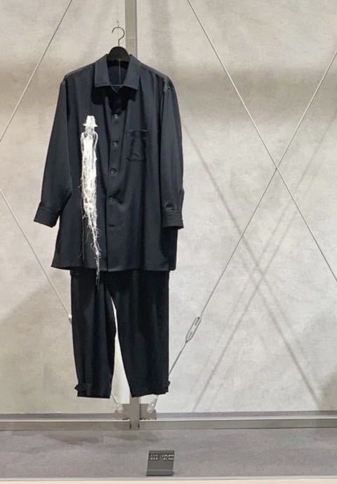Yohji Yamamoto Pour Homme ヨウジヤマモト プールオム デッサン画刺繍 ウールギャバジン トッパーシャツジャケット 