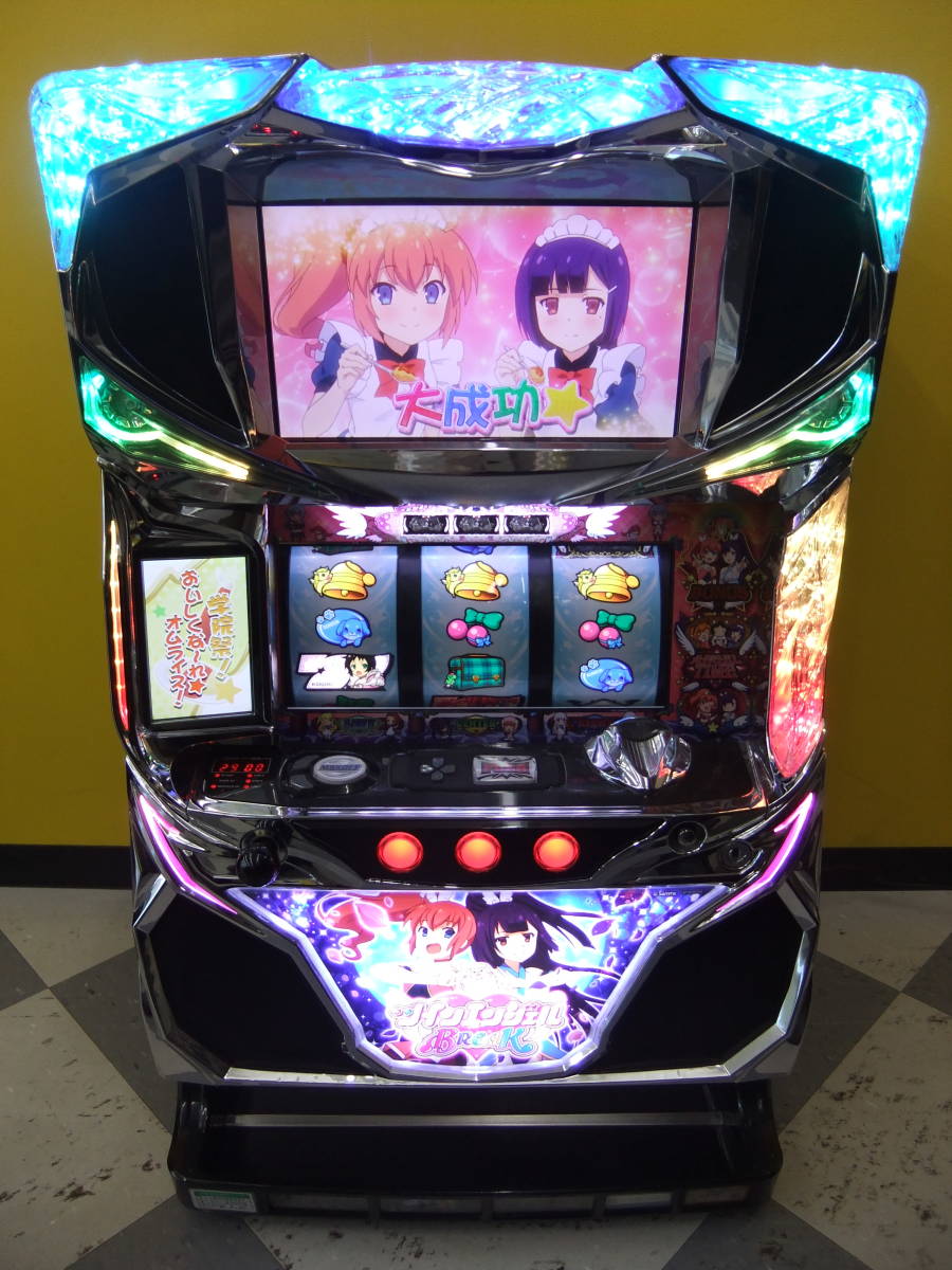 パチスロ実機 Aツインエンジェルブレイク不要機付 引取限定-