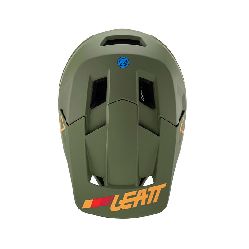 [Leatt] MTB DH用フルフェイスヘルメット (Mサイズ) Gravity 1.0 V23 Bike Helmet Pine