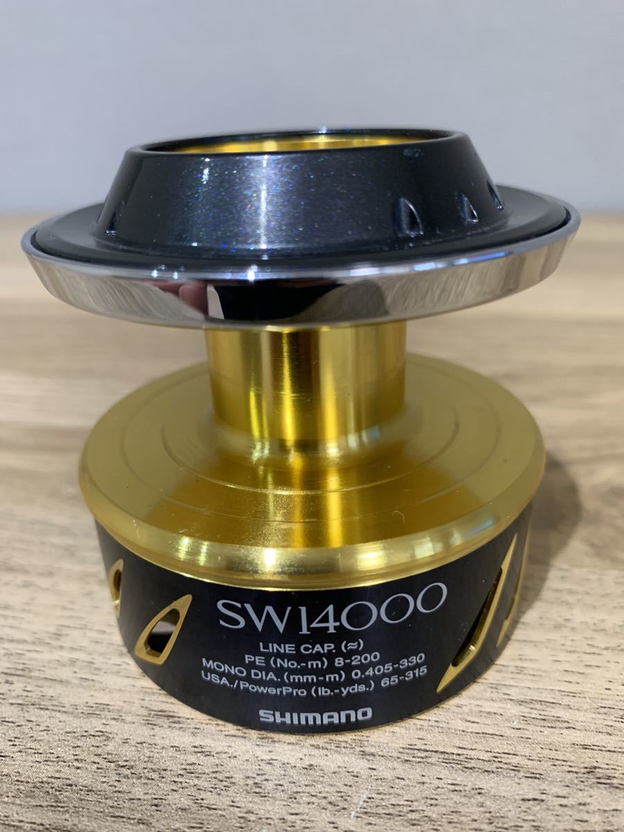 シマノ ステラSW 14000 スプール 13ステラSW STELLA 程度良好 ヒラマサ