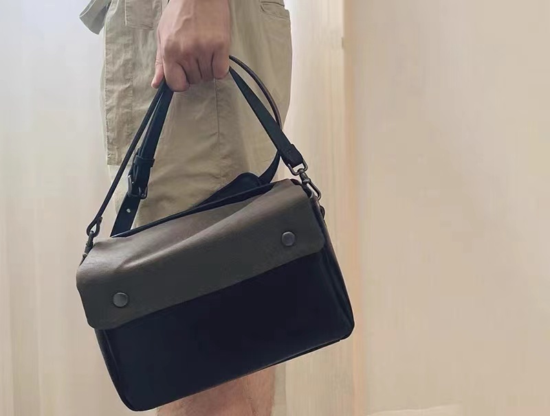 新品 本革 カメラバッグ ブラック カメラバッグ minimalistgolfswing.com