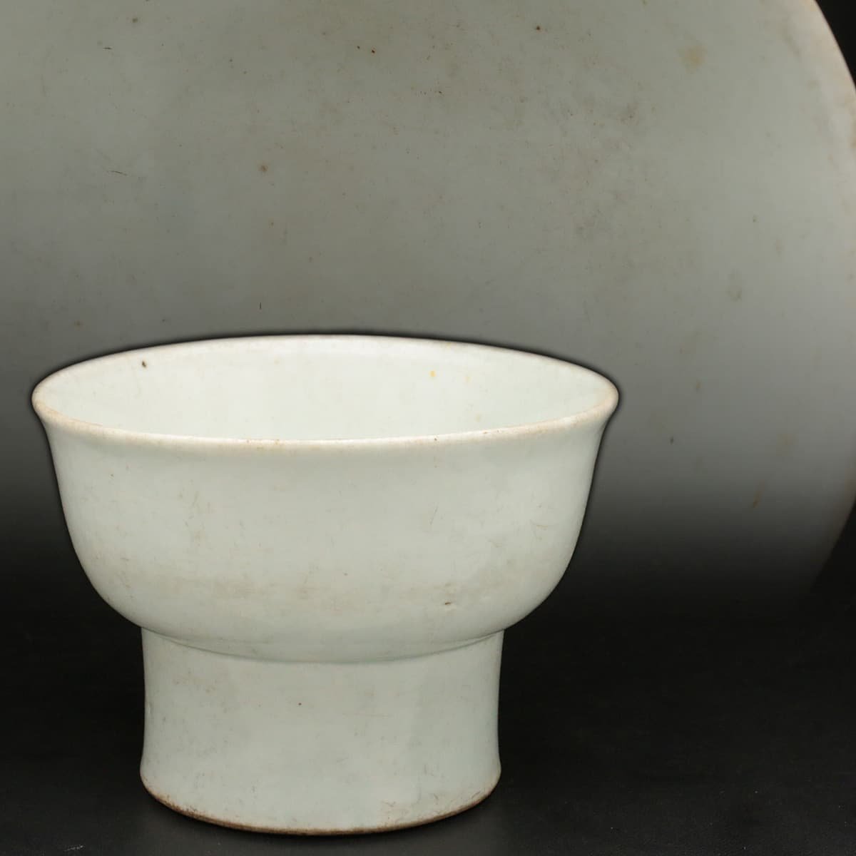年一回決算セール! 李朝初期 白磁大茶碗 口径 15cm 0417 | www.tspea.org