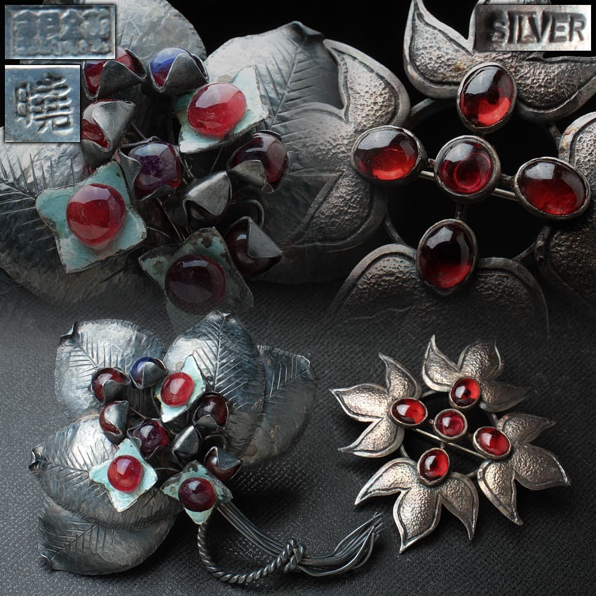 Yahoo!オークション - EG499 【金工 暁作】純銀紫陽花ブリーチ Yahoo!オークション - EG499 【金工 暁作】純銀紫陽花ブリーチ