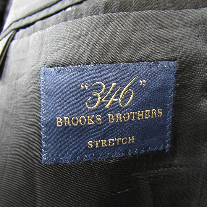 サイズ 36S XL~ Brooks Brothers 346 ストレッチ テーラード ジャケット ブレザー ウール ブルックス ブラザーズ 古着 ビンテージ 2N1950_画像5