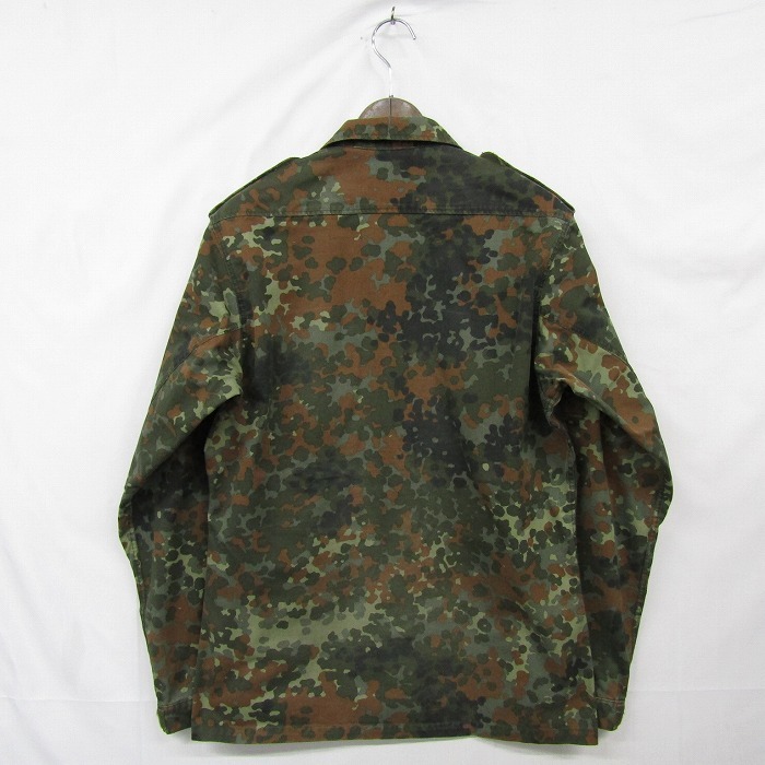 ドイツ軍 実物 放出品 サイズ L~ コンバット シャツ ジャケット 2ポケット ワッペン フレクター カモ 古着 ビンテージ ミリタリー 2N2861_画像2