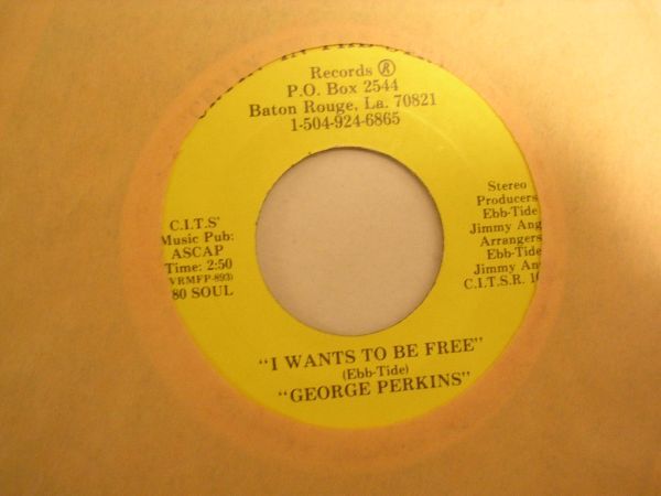 ●SOUL45●GEORGE PERKINS / NO NEED FOR A BLACK MAN TO CRY_画像2