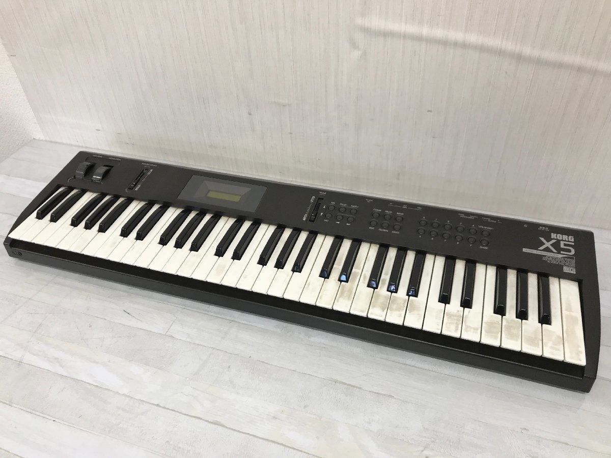稀少 美品 KORG X5D シンセサイザー ケース付き-connectedremag.com