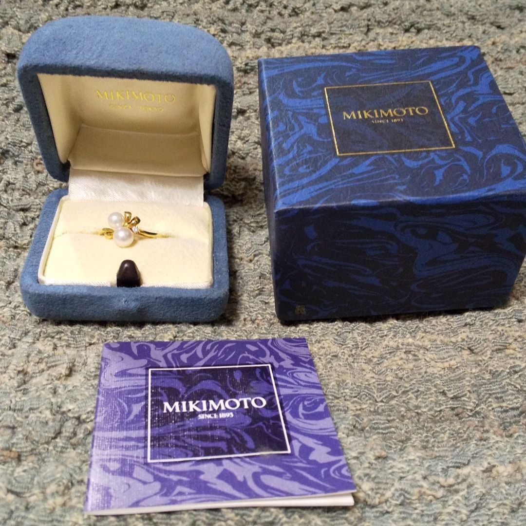 MIKIMOTO ミキモト ☆ 18金 パールリング 12号 指輪 K18 真珠