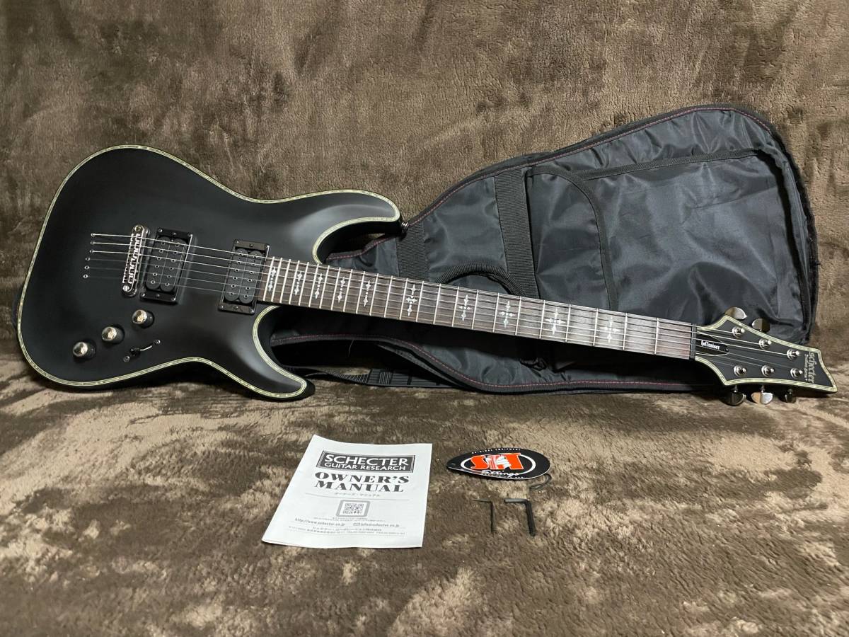 Schecter Hellraiser C-1 Passive Satin Black 定価約16万円-