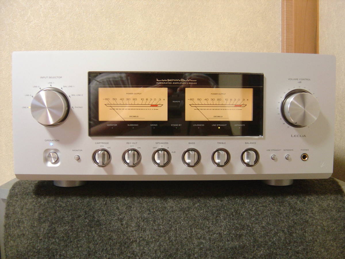 お手持ちのLUXMAN製のアンプ 音質向上チューン(高音質化処理)お受けします