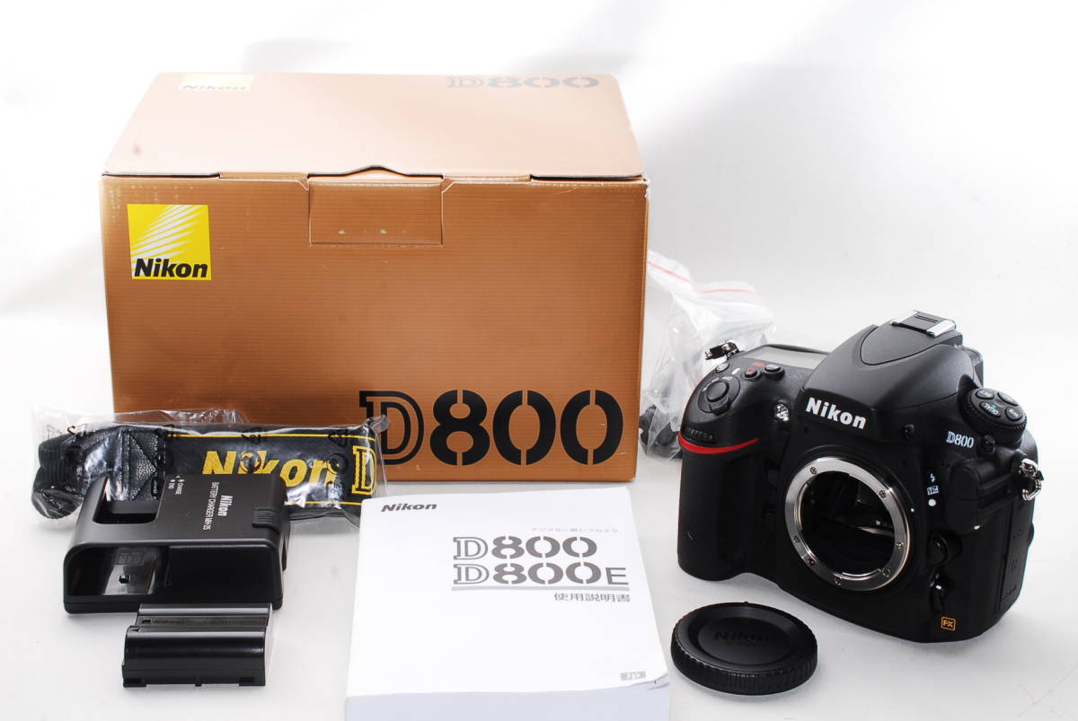 希少☆ニコン Nikon D800 ☆奇跡の新品同様品☆元箱付☆未使用級