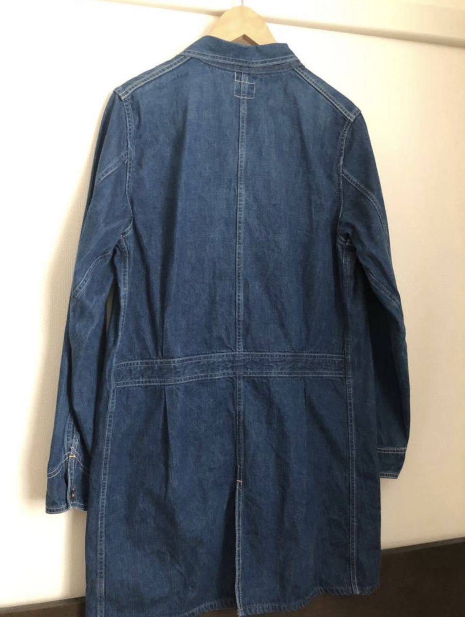 美品 orslow オアスロウ デニム ショップコート サイズ2 美品 orslow オアスロウ デニム ショップコート サイズ2