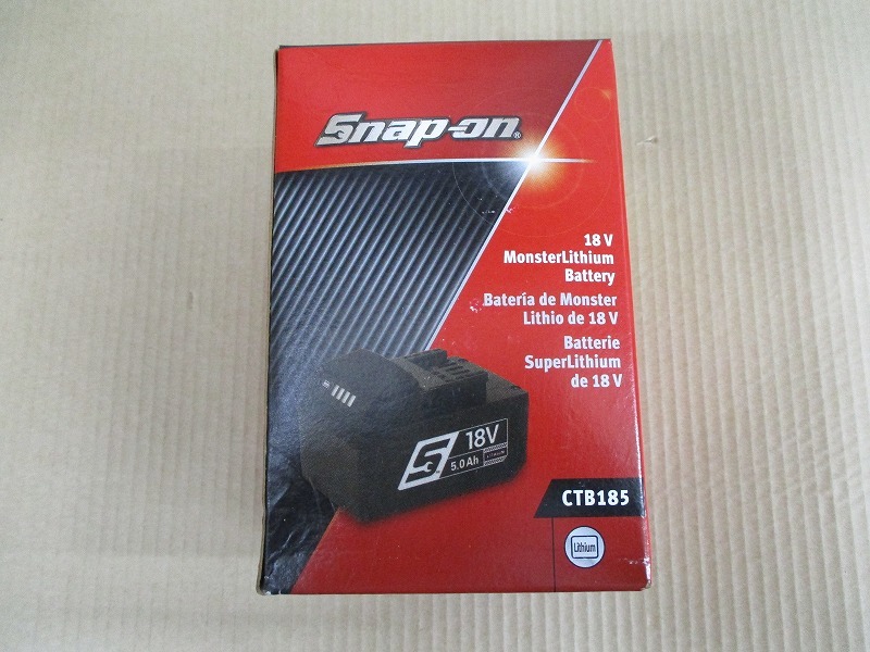 完成品 Snap-on CTB185 スナップオン スナップオン 18V5Ah 新品未使用