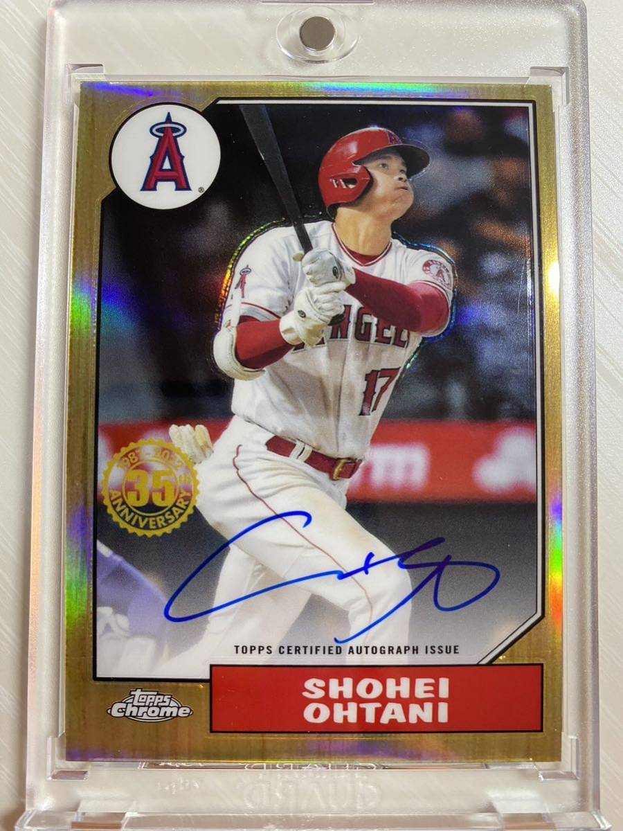 ヤフオク! - 2022 Topps Chrome 大谷翔平 直筆 サイン...