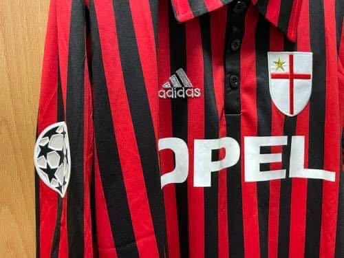 2000 ACミラン 百周年記念 選手用ユニフォーム マルディーニ サッカー