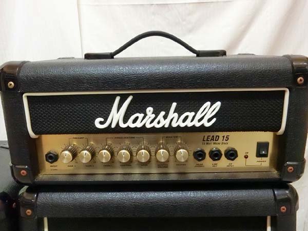 マーシャル Marshall スタックアンプ ギターアンプ LEAD15 G15MS 中古 ヤマハミュージックトレーディング 通電確認OK  直接引取限定商品