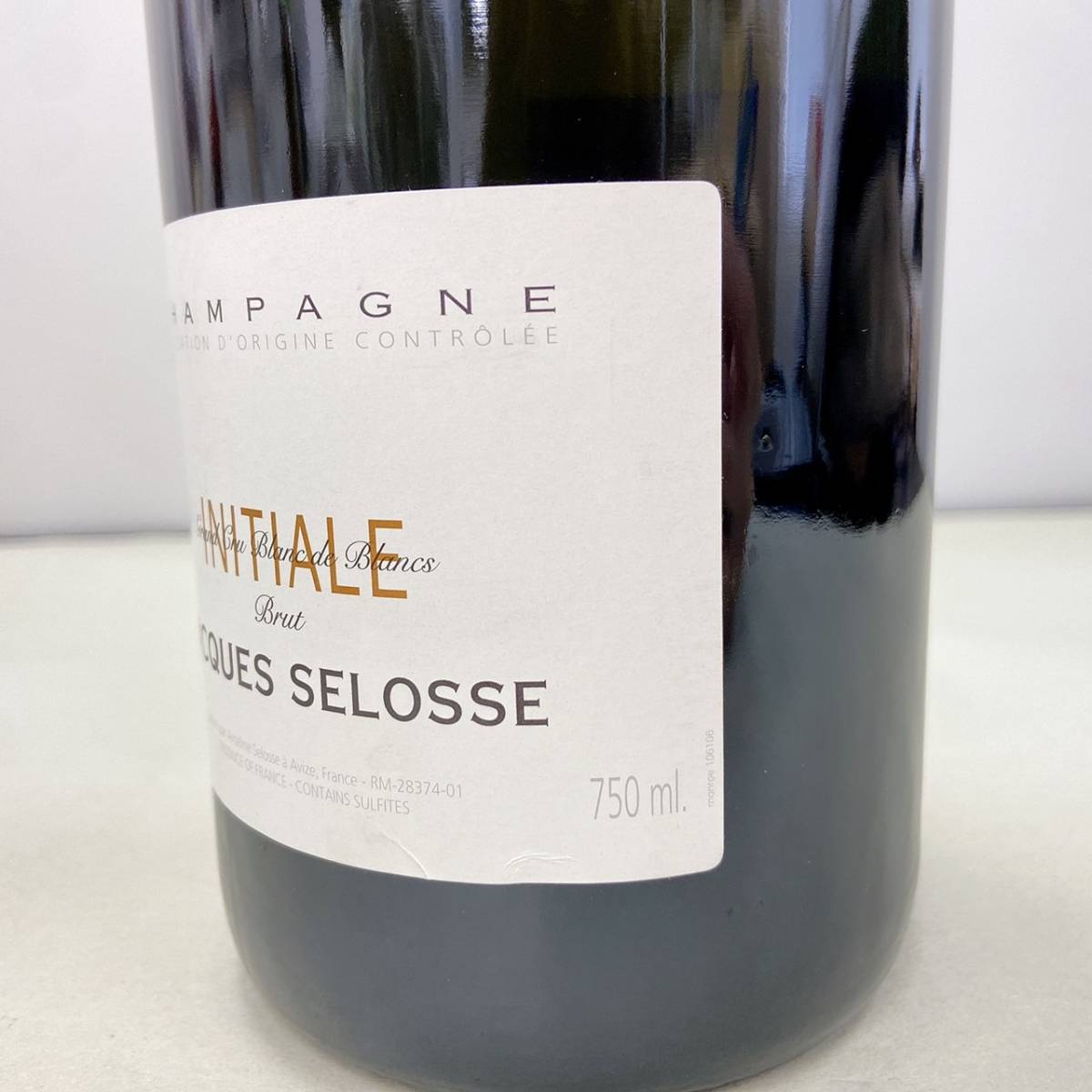 B251417(123)-8/SK35000　お酒　JACQUES SELOSSE INITIAL Brut　ジャック セロス イニシャル ブリュット 12％ 750ml_画像5