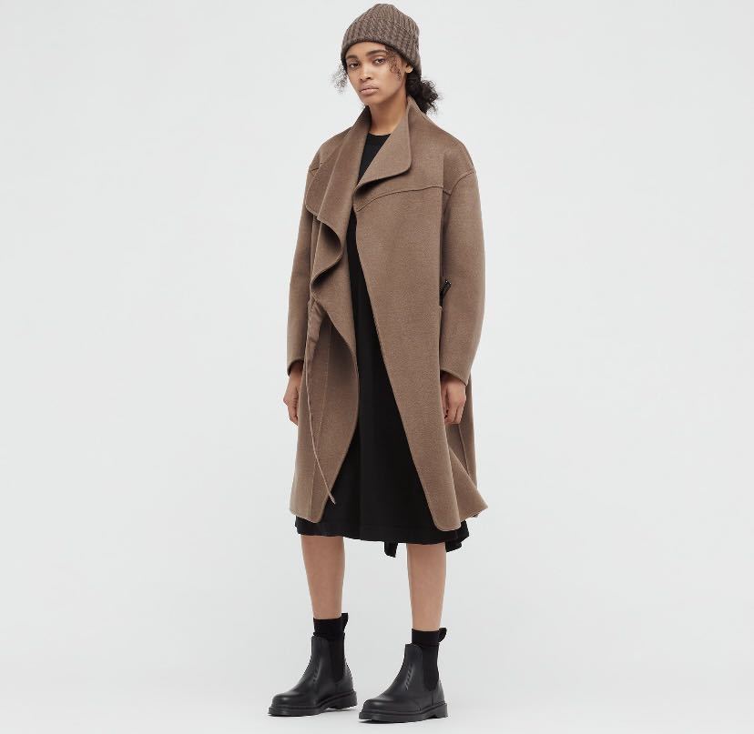 早い者勝ち》UNIQLO +J ユニクロ カシミアブレンドノーカラー 早い者勝ち》UNIQLO +J ユニクロ カシミアブレンドノーカラー
