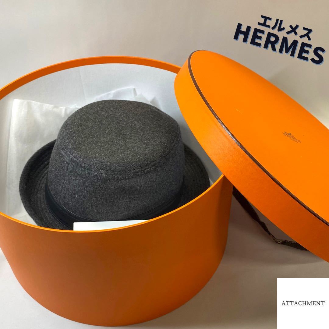 Hermes メンズ ハット 中折れ-