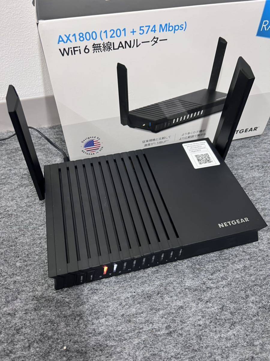 NETGEAR AX1800 WiFi 無線LANルーター RAX10