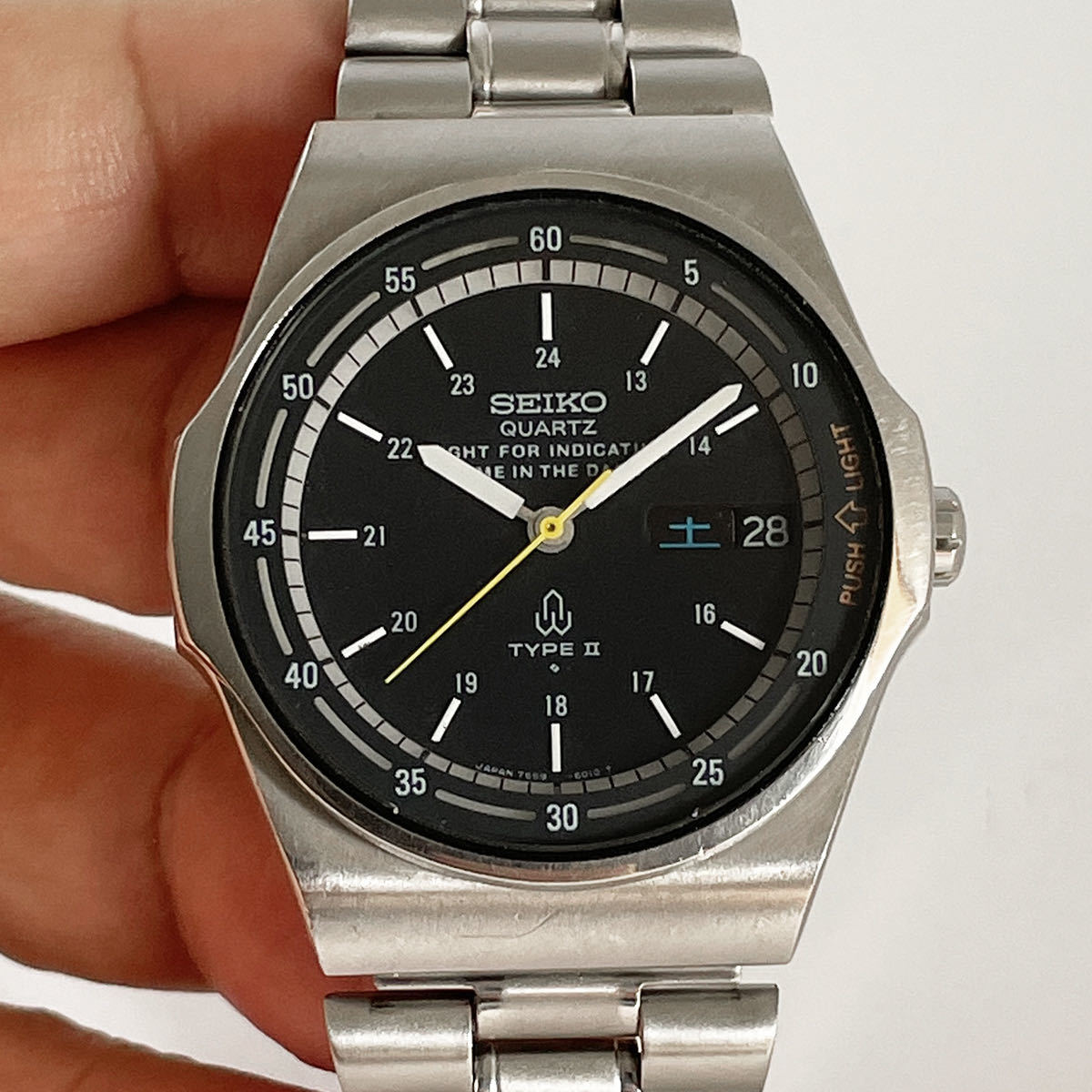 Yahoo!オークション - SEIKO TYPE Ⅱ 照明ライト付きの珍品です Yahoo!オークション - SEIKO TYPE Ⅱ 照明ライト付きの珍品です