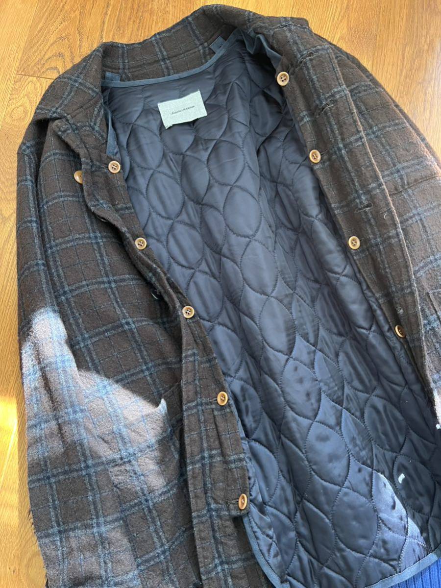 UNDERCOVER 2012AW PSYCHO COLOR期 縮絨ウール 裾切り替えコート