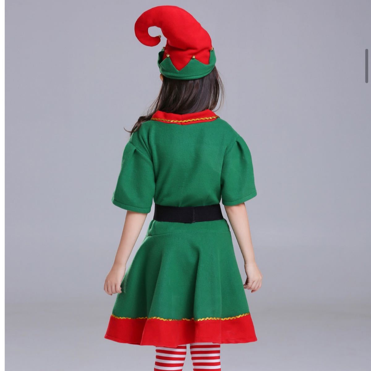 110 ハロウィン クリスマス 衣装 サンタクロース コスプレ 女の子 ワンピース 子供服 パーティー 