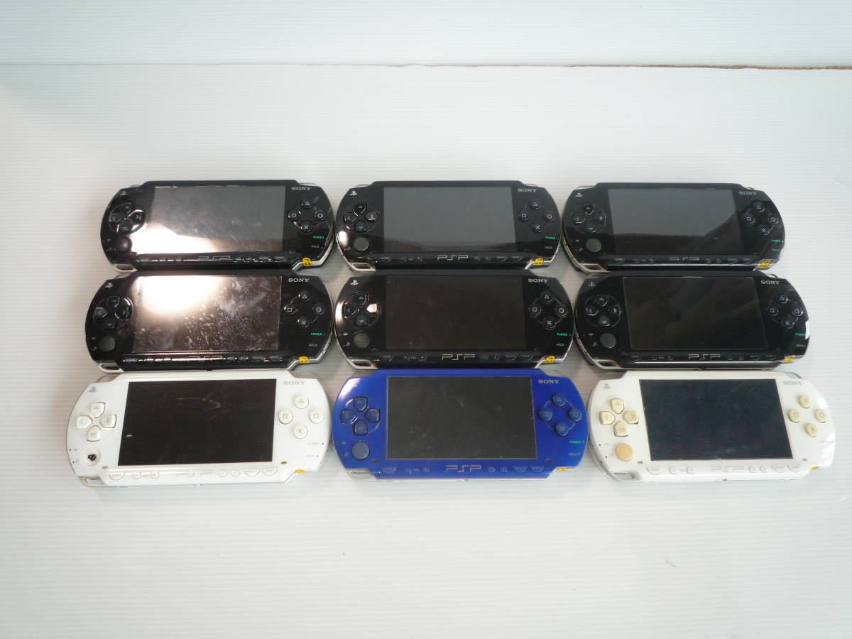 SONY PSP ジャンク 9台セット プレイステーションポータブル 部品取り-