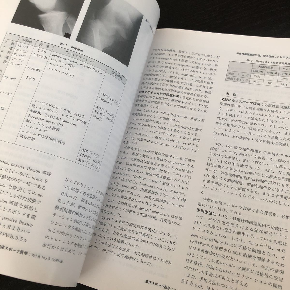 ミ43 臨床スポーツ医学 1991年 平成3年 8月号 文光堂 サッカー 体操 スキー 病気 怪我 障害 外傷 骨折 資料 運動 健康 医療 ヘルニア 治療_画像7