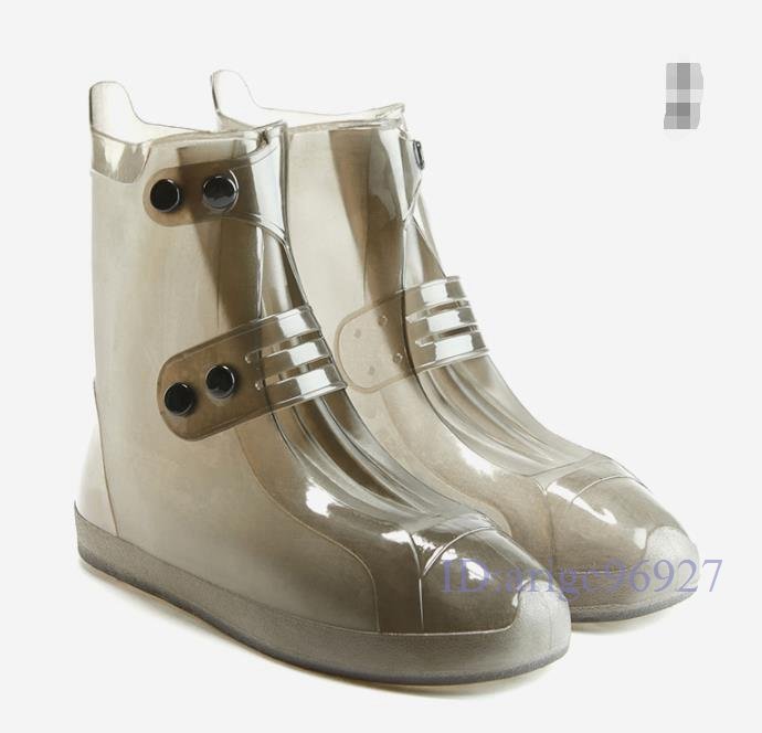 X378* new goods commuting man and woman use shoes cover rain shoes rain boots men's lady's . slide waterproof rain. day 