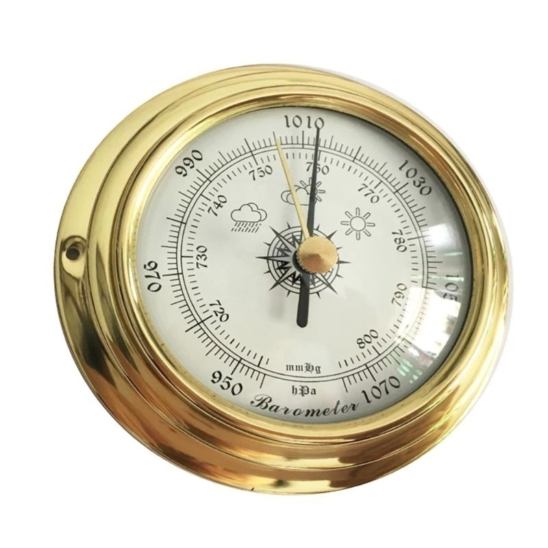 G675*4. комплект латунь латунь часы датчик температуры гигрометр атмосферное давление итого Vintage судно окно лодка античный прицеп house 
