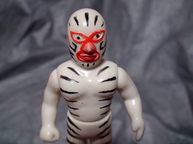 タイガーマスク①月59当時物 プロレス ソフビ人形 グレートゼブラ 1969年「検 中嶋 ポピー マスダヤ 梶原一騎 辻なおき ジャイアント馬場_画像6