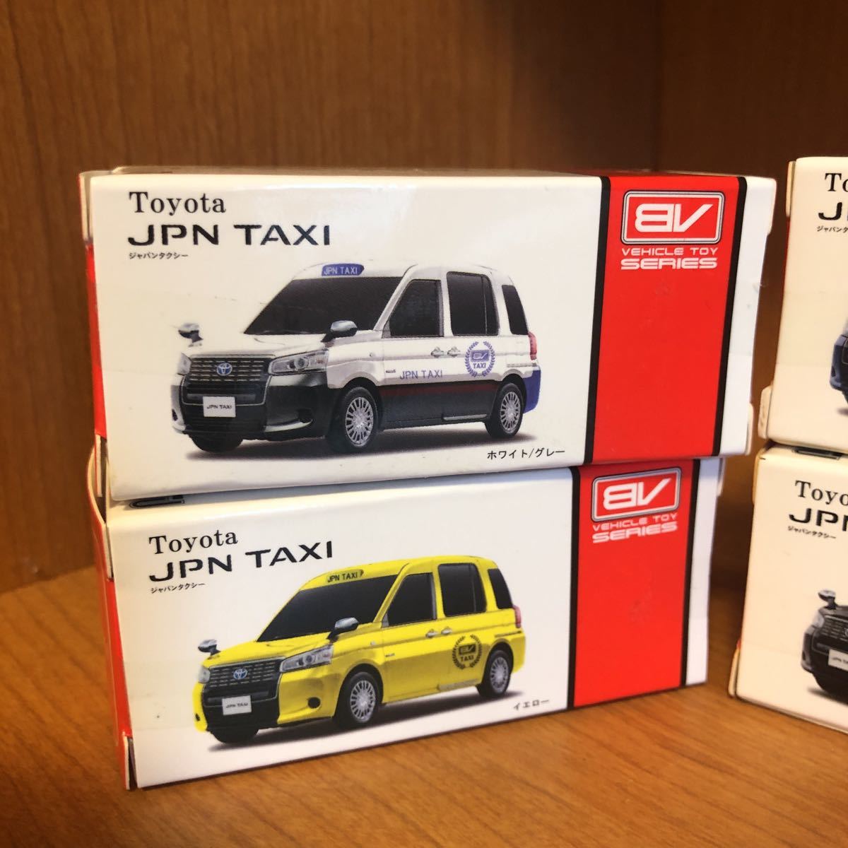 トヨタ　JPN TAXI ジャパンタクシープルバックカー ミニカー 4台セット