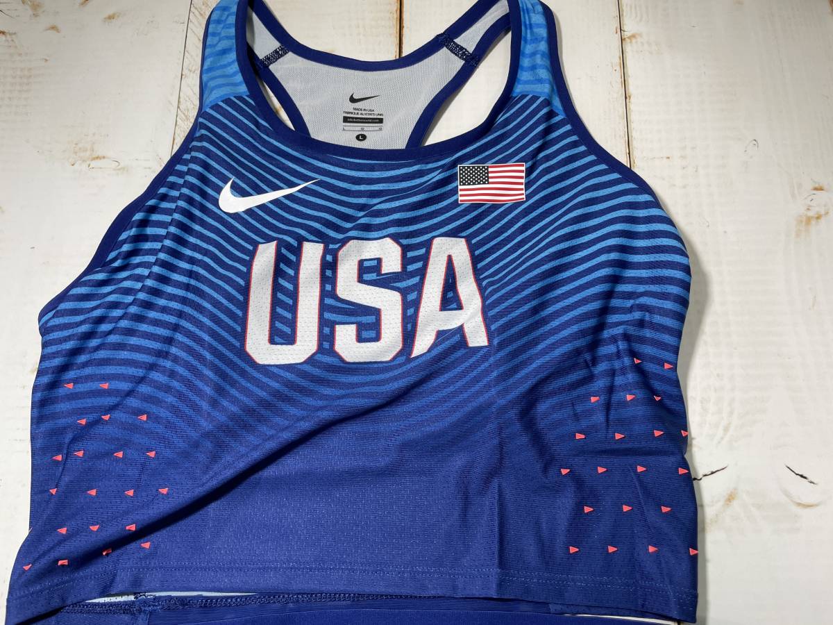 NIKE ナイキ アメリカ代表 女子陸上 ユニフォーム レーシング NIKE ナイキ アメリカ代表 女子陸上 ユニフォーム レーシング