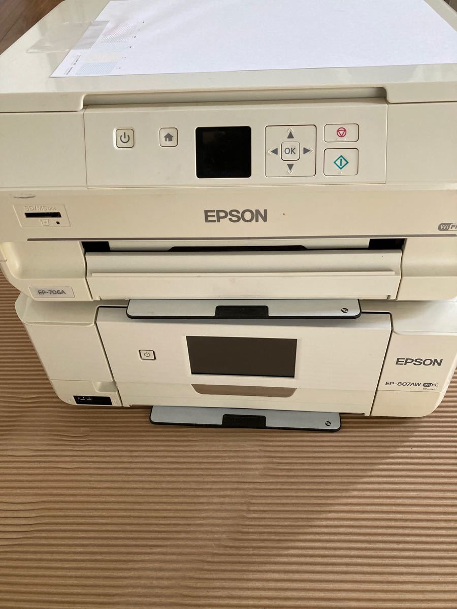 EPSON エプソンプリンター EP-706A EP-807AW ジャンク