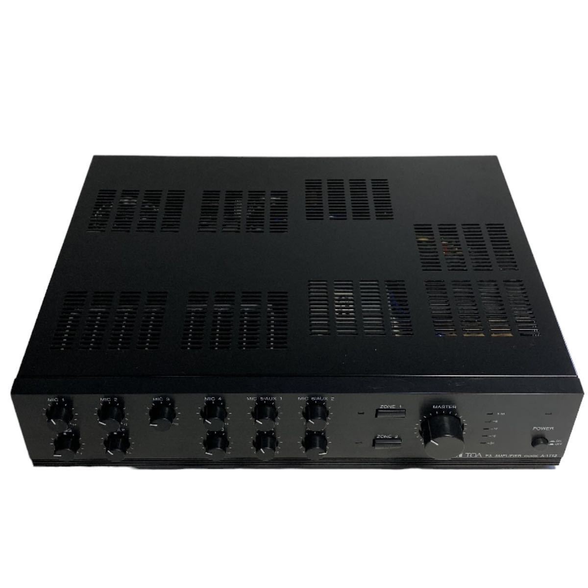 TOA PAアンプ A-1712 パワーアンプ 2局 PA AMPLIFIER トーア