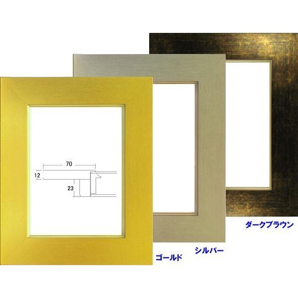 油絵/油彩額縁 木製フレーム UVカットアクリル付  サイズ 号
