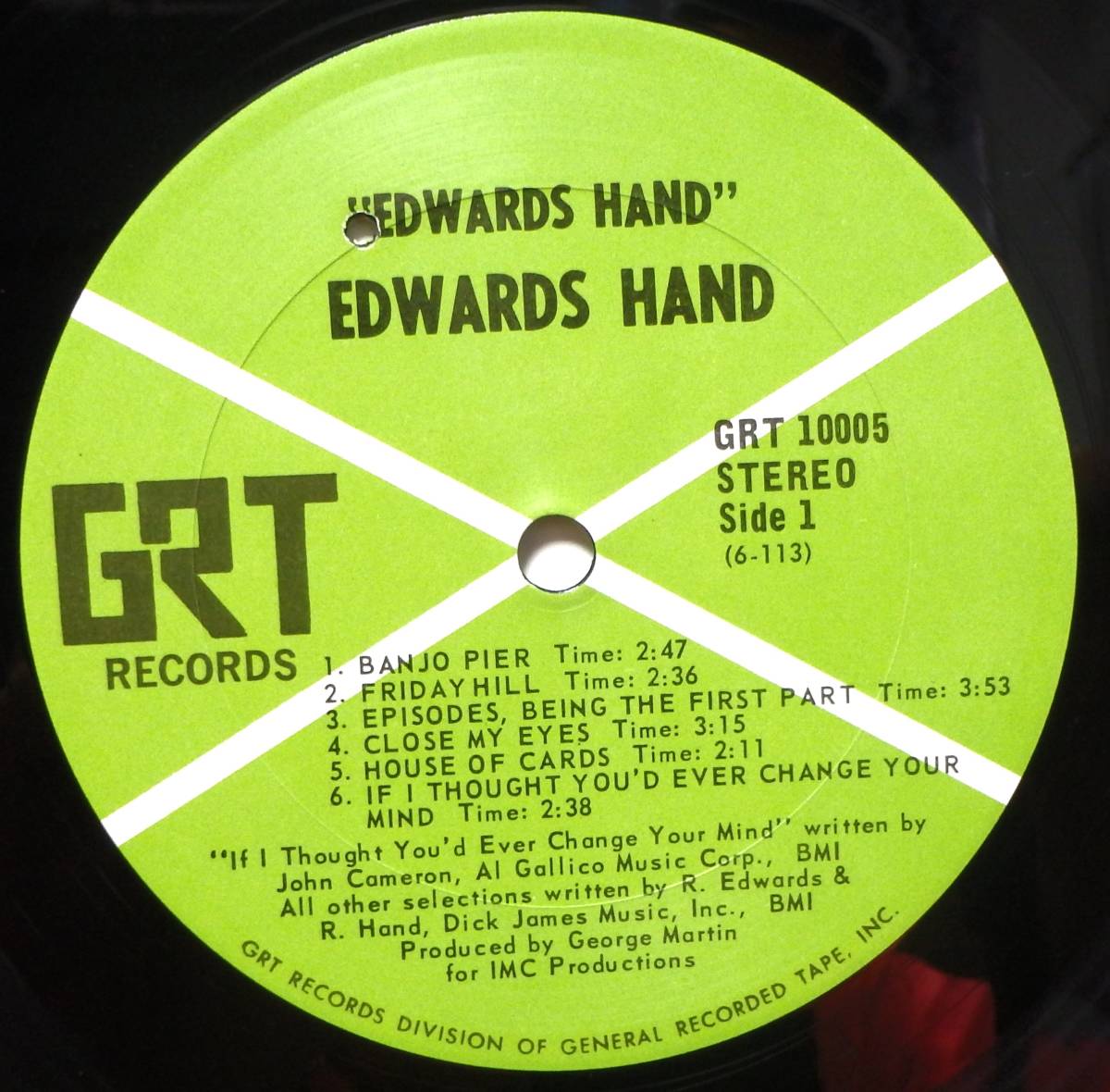 【SR607】EDWARDS HAND「Same」, 69 US Original/シュリンク　★ソフト・ロック/ポップ・ロック_画像3