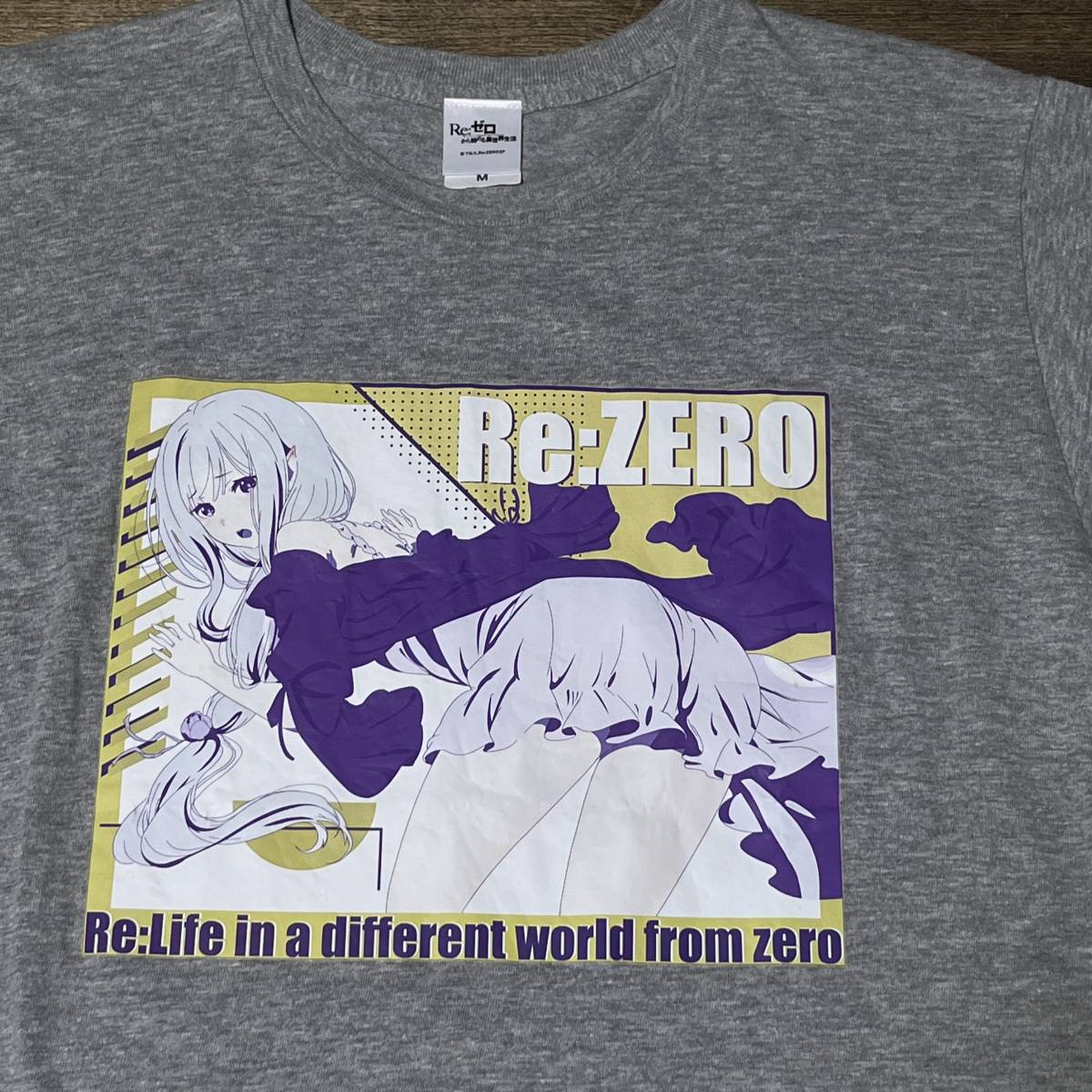 Re:ゼロから始める異世界生活 エミリア Tシャツ Re:Zero Emilia shirt_画像2