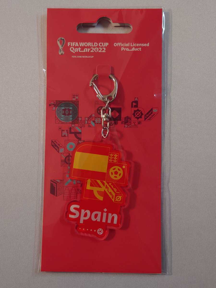 スペイン代表 アクリルキーホルダー FIFA ワールドカップ 2022 カタール サッカー アクキー キーホルダー グッズ _画像1