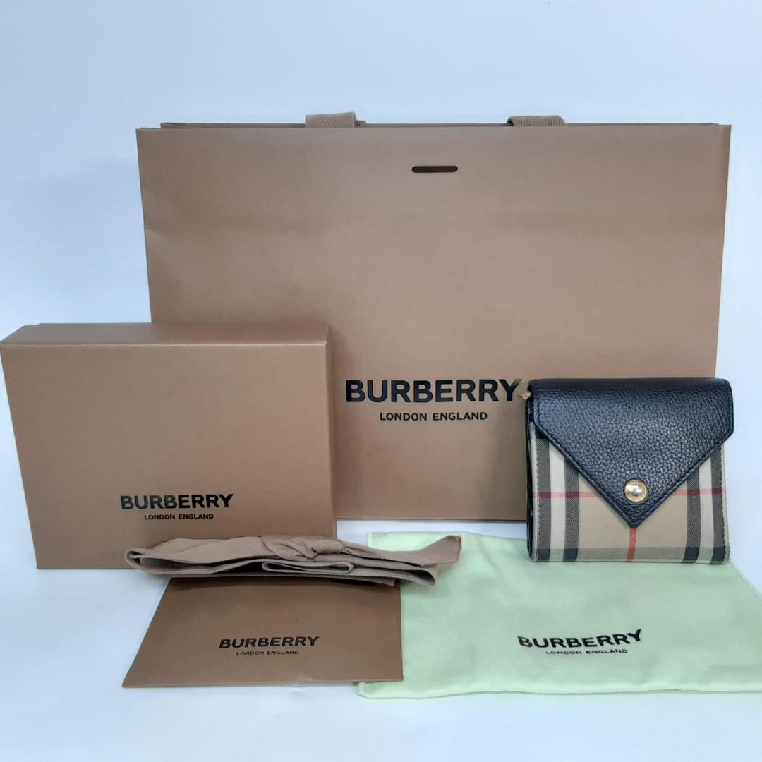 □キナル別注□ Burberry チェック PVC London バーバリーロンドン 二