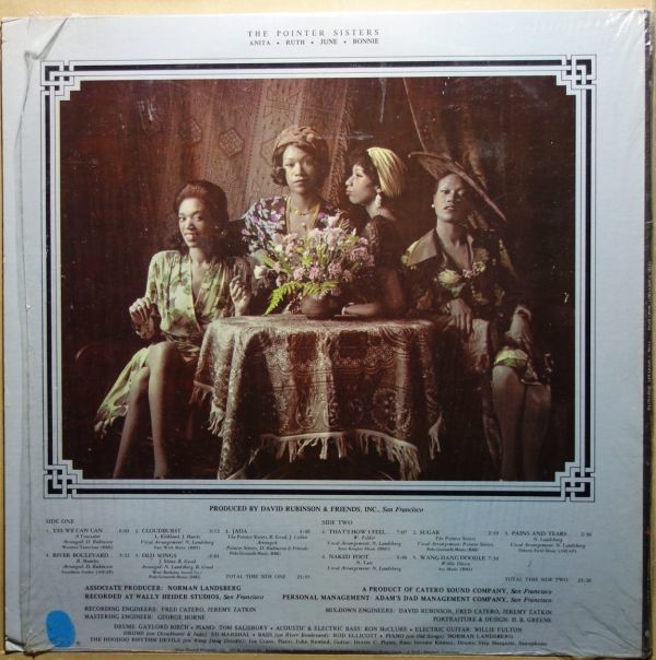 Soul◆USオリジ/シュリンク◆ドラムブレイク◆Ultimate Breaks & Beats◆The Pointer Sisters - The Pointer Sisters◆超音波洗浄_画像2