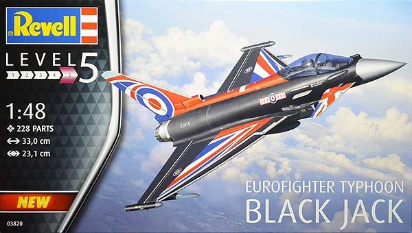 ドイツレベル 03820 1/48 ユーロファイター タイフーン ブラックジャック“
